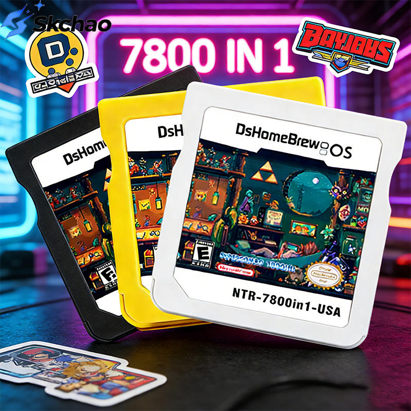 Party Games Nintendo - 7800 in 1 DS Card R4