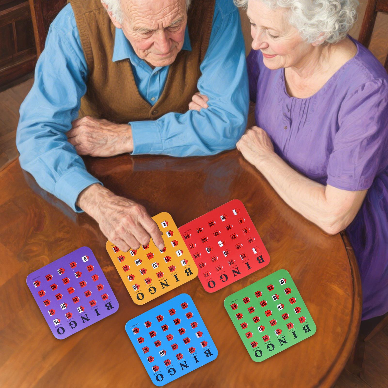 Party Games For Adults Large Group - 5 Pieces Bingo Game Cards Large