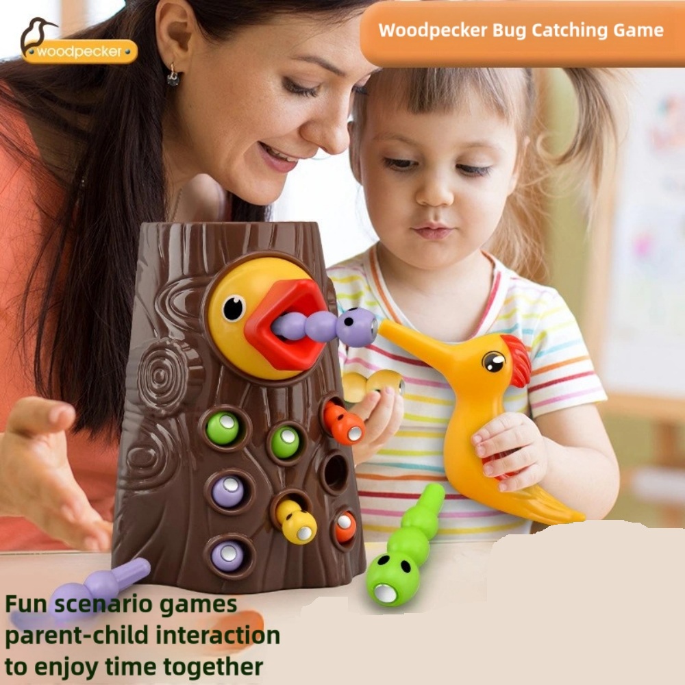 Woodpecker Feeding Game Toy, M - Party Games For 3 People ulasan dan harga