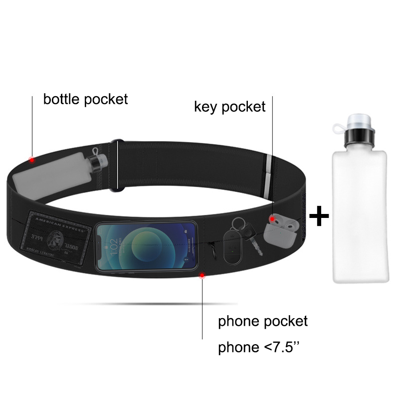 Running Belt Waist Bag with Wa - Sack Race Bag ulasan dan harga
