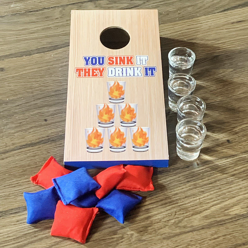 1 Set Wooden Throwing Game Boa - Party Games Board Game ulasan dan harga