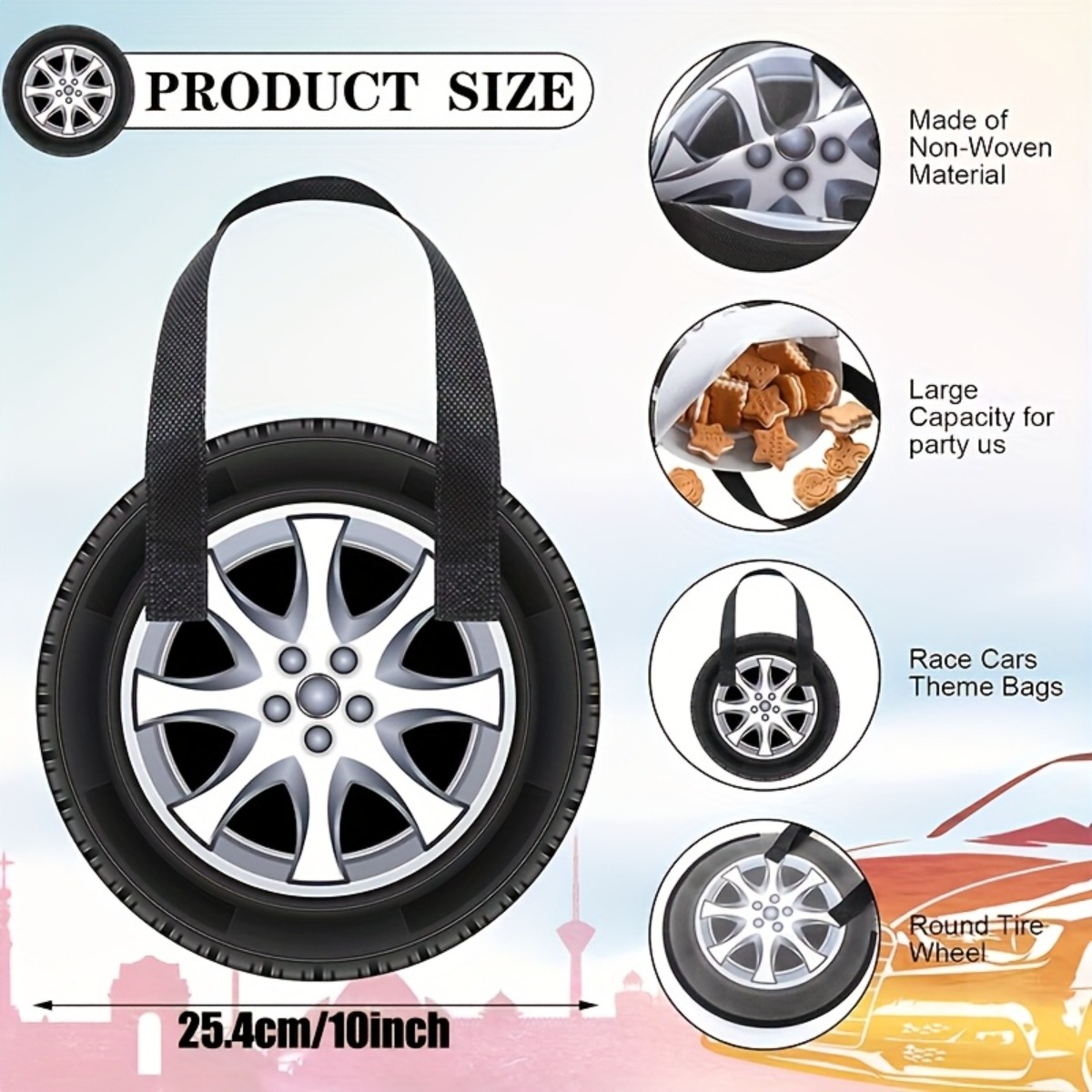 10pcs Durable Non-Woven Car-Sh - Sack Race Bag ulasan dan harga