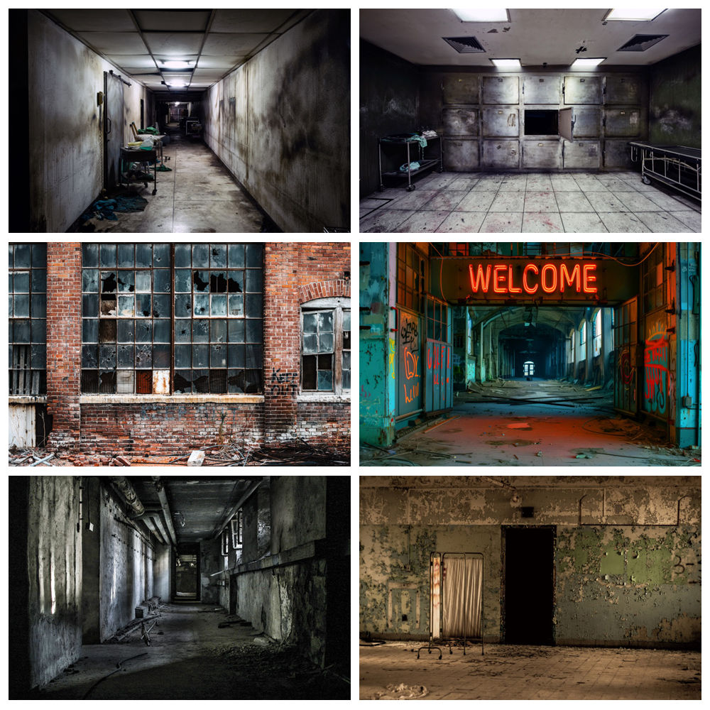 Horror Halloween Decor Backgro - Party Games Lab ulasan dan harga