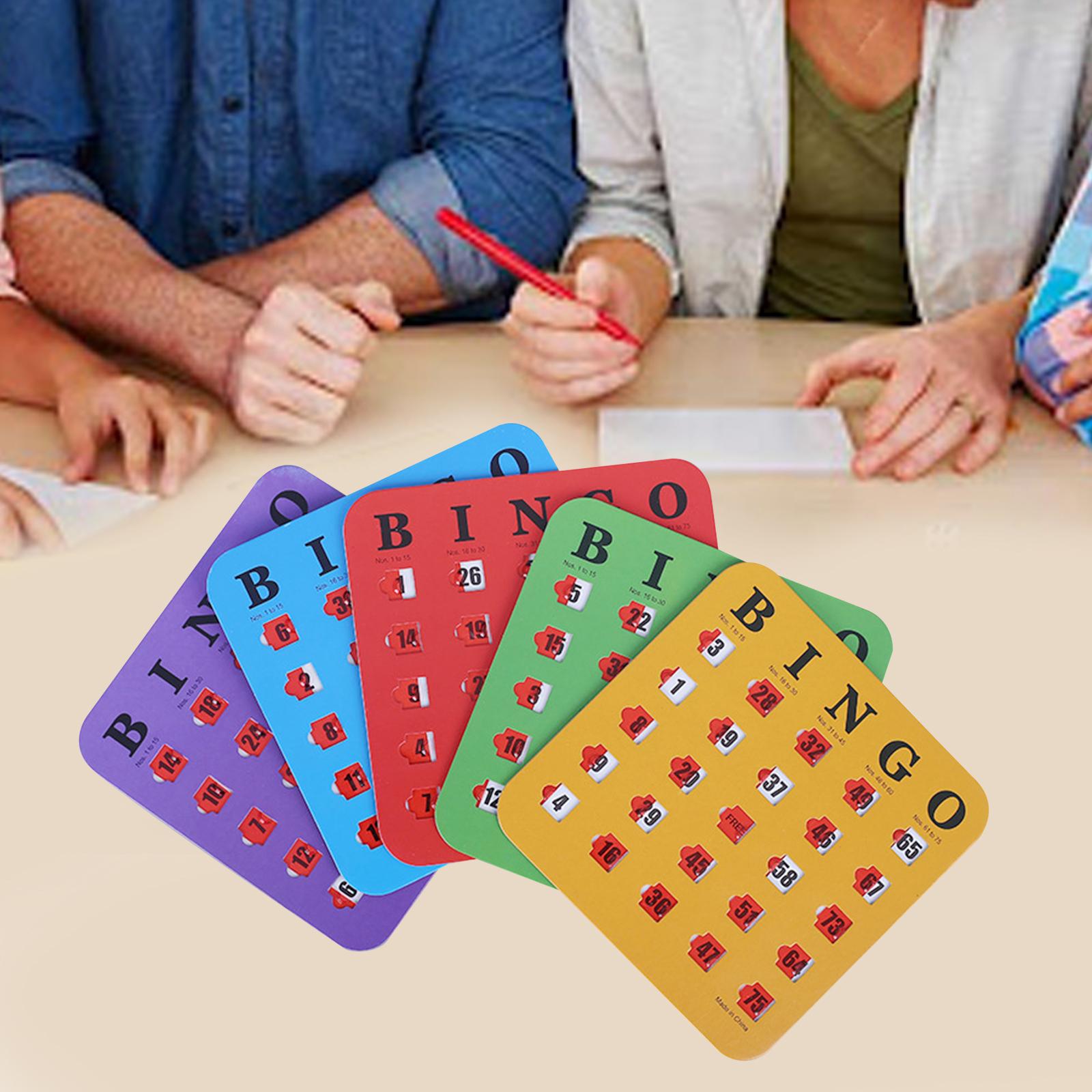 5 Pieces Bingo Game Cards Larg - Party Games For Adults Large Group ulasan dan harga