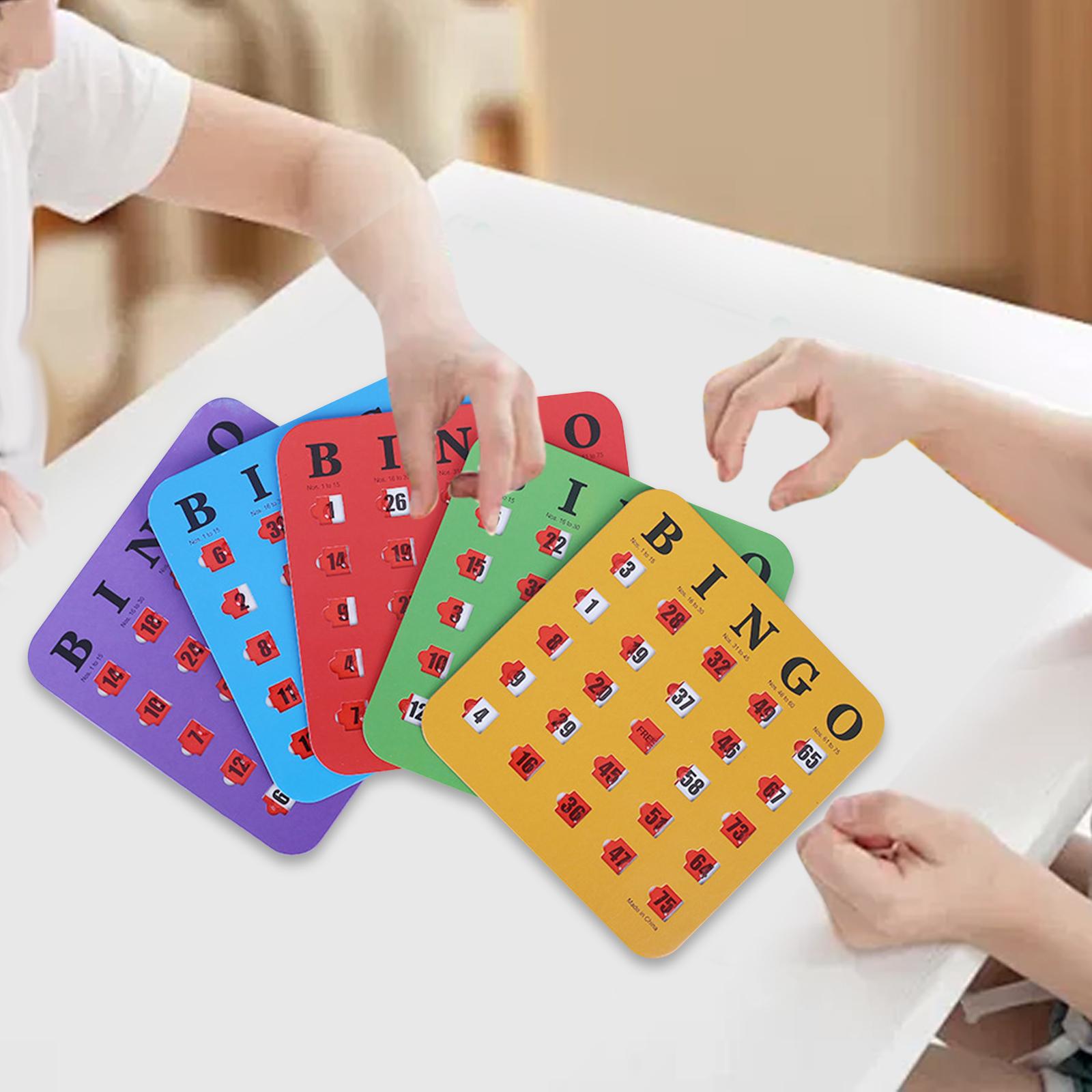 5 Pieces Bingo Game Cards Larg - Party Games For Adults Large Group ulasan dan harga