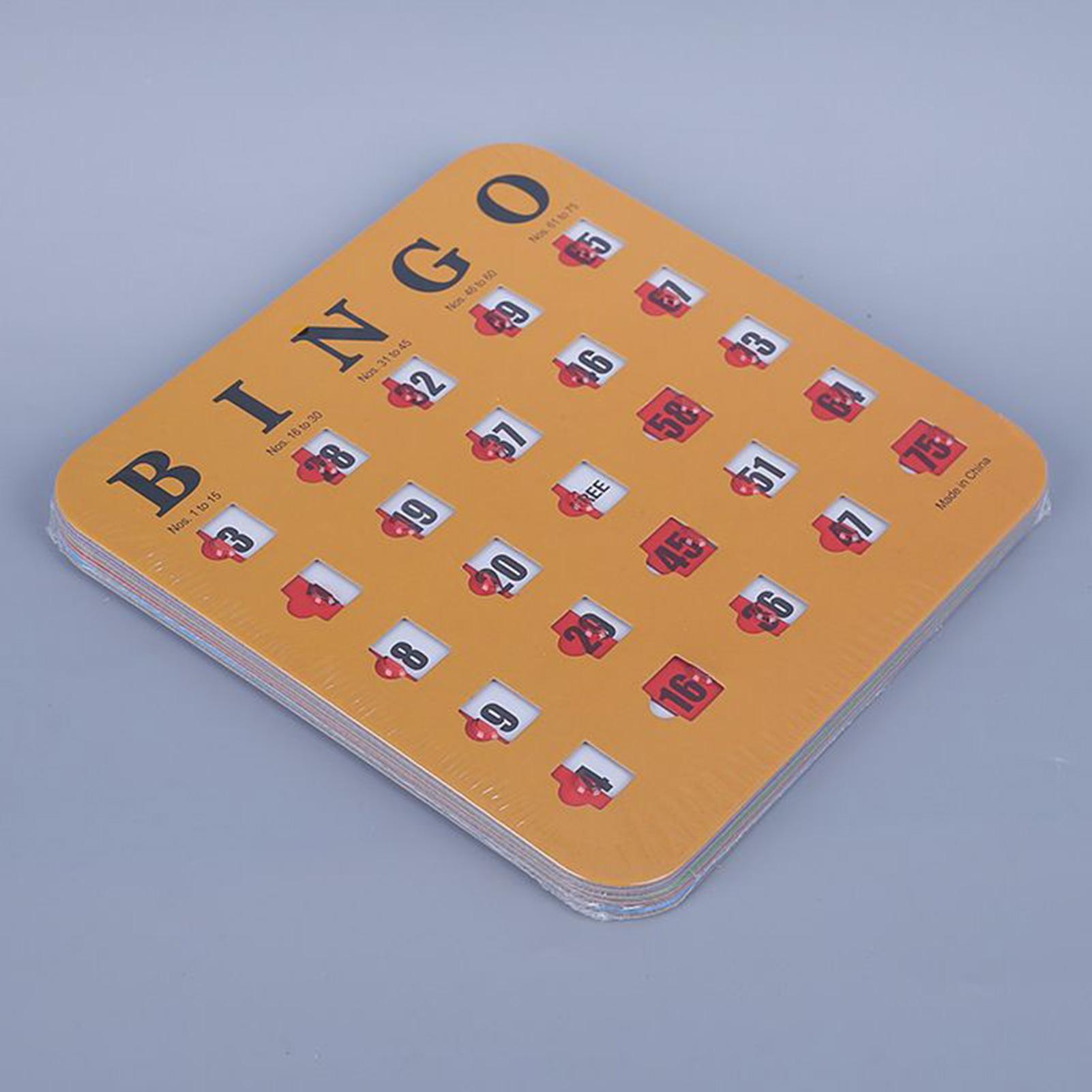 5pcs Sliding Bingo Game Cards  - Party Games Board Game ulasan dan harga