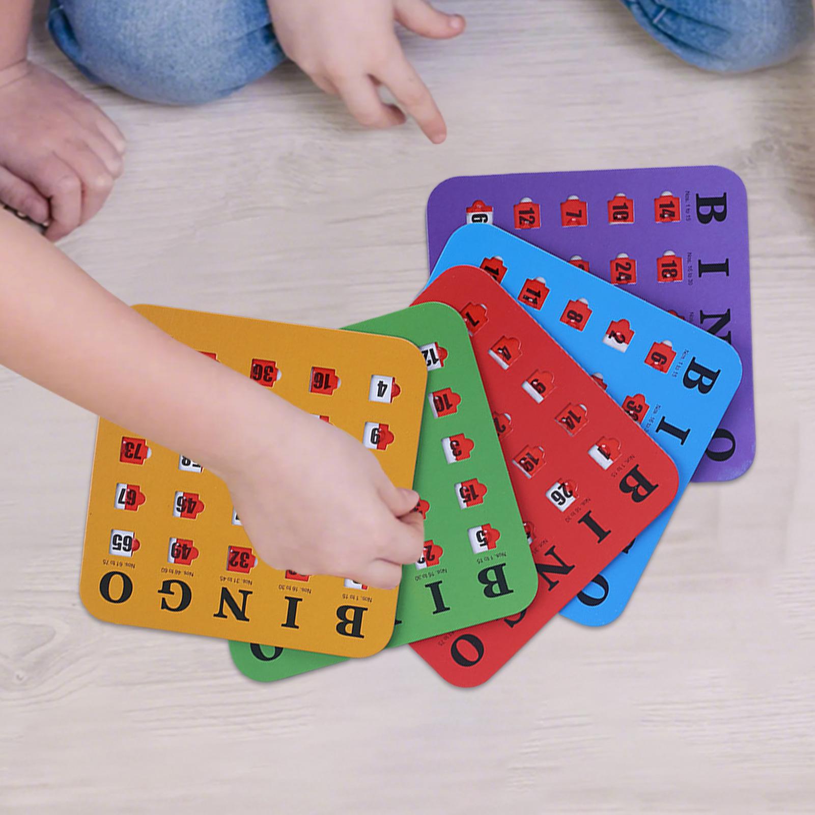 5 Pieces Bingo Game Cards Larg - Party Games For Adults Large Group ulasan dan harga