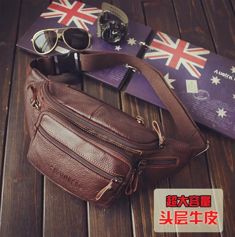 Genuine Cowhide Leather Waist  - Sack Race Bag ulasan dan harga