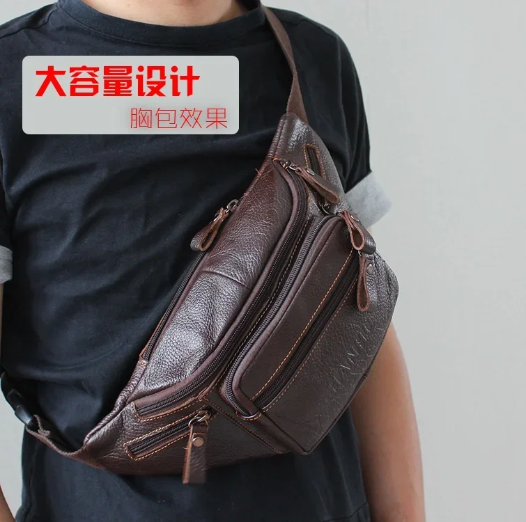 Genuine Cowhide Leather Waist  - Sack Race Bag ulasan dan harga