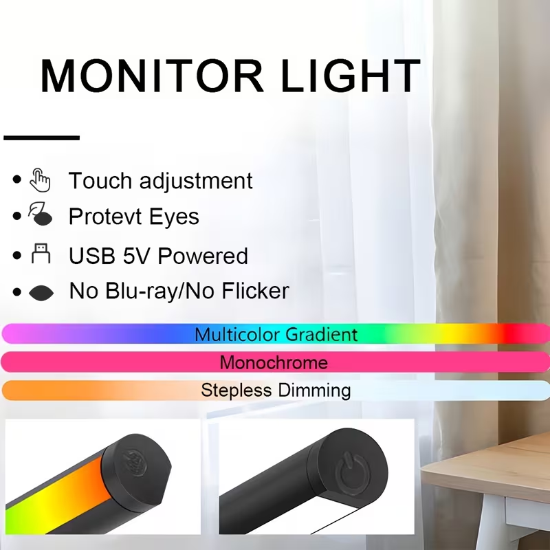 LED Monitor Light Bar PC Backg - Party Games On Switch ulasan dan harga