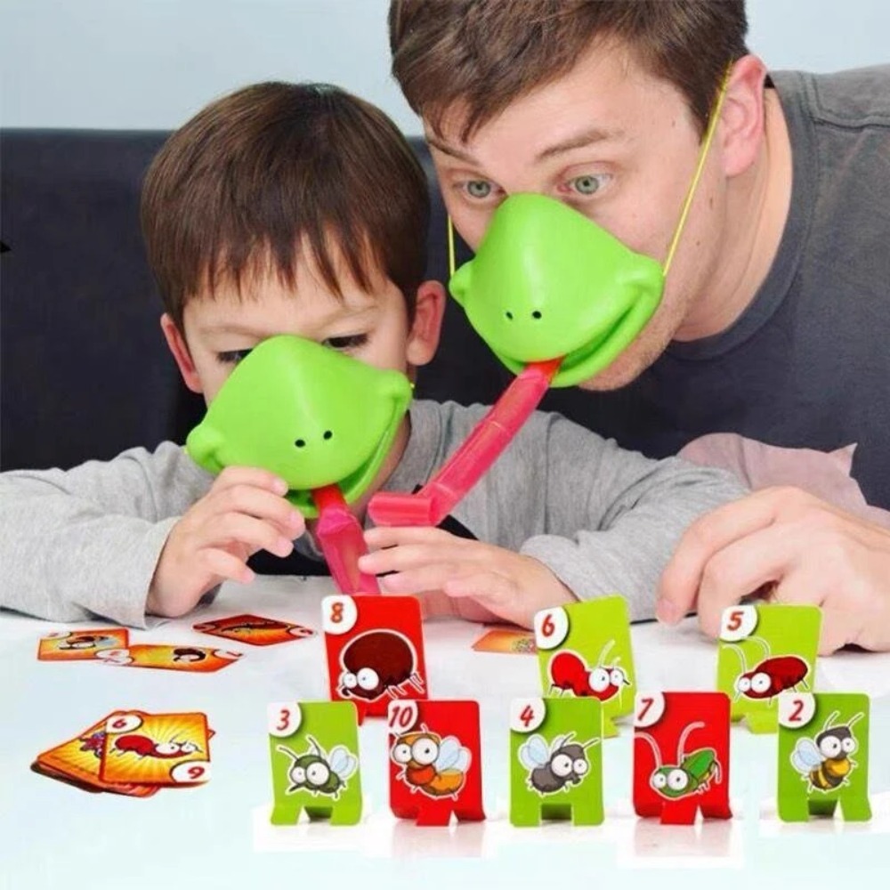 Frog Lizard Mask Wagging Tongu - Party Games Board Game ulasan dan harga