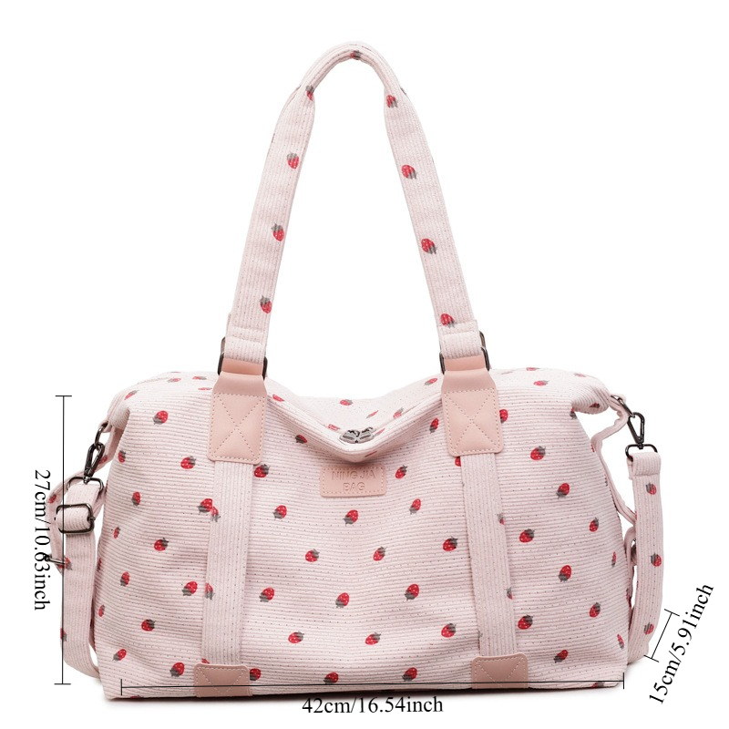 Corduroy Travel Tote Bag Large - Sack Race Bag ulasan dan harga