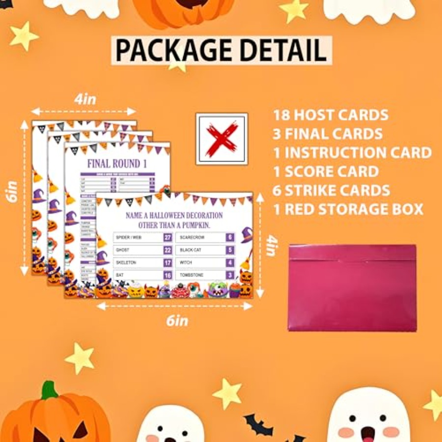 Halloween Friendly Feud Game,  - Party Games For Adults Large Group ulasan dan harga