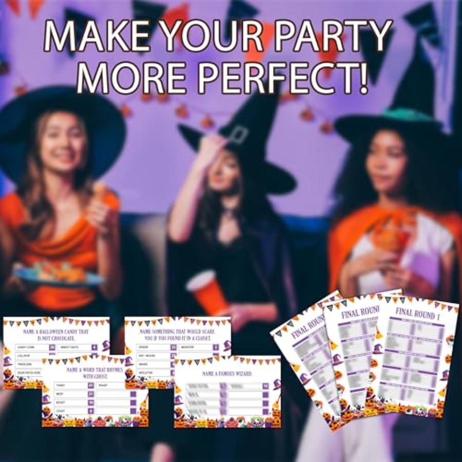 Halloween Friendly Feud Game,  - Party Games For Adults Large Group ulasan dan harga