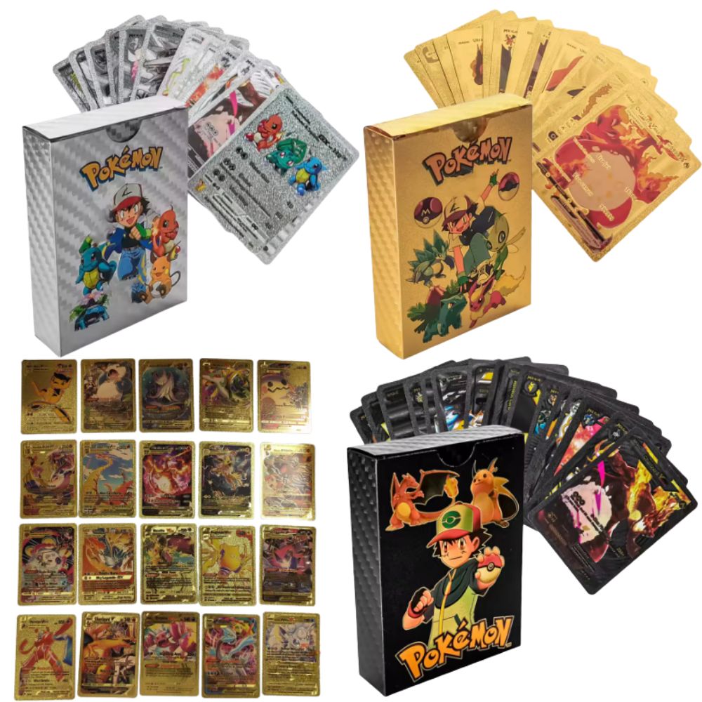 New 55PCS Pokémon Cards Vmax G - Party Games Board Game ulasan dan harga