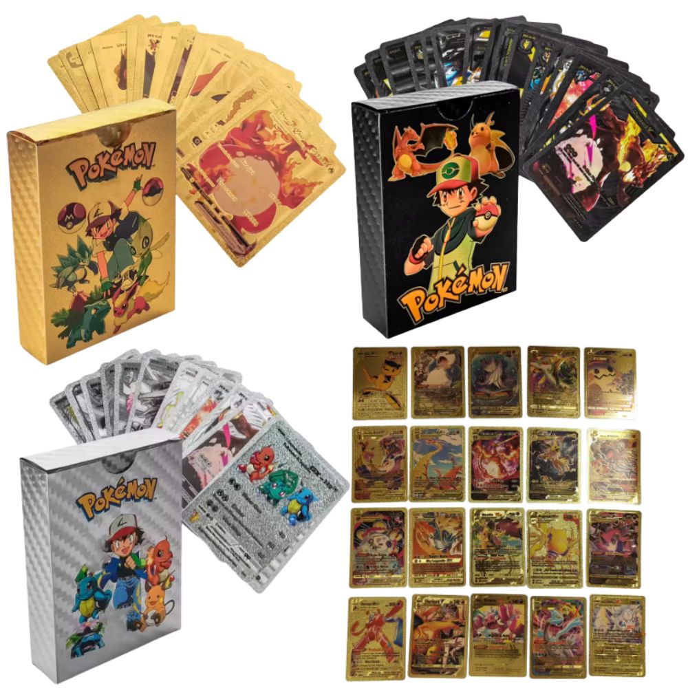 New 55PCS Pokémon Cards Vmax G - Party Games Board Game ulasan dan harga