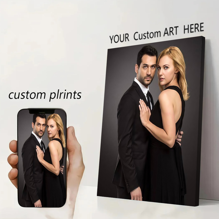Custom Print Canvas Poster Ani - Party Games For Christmas ulasan dan harga