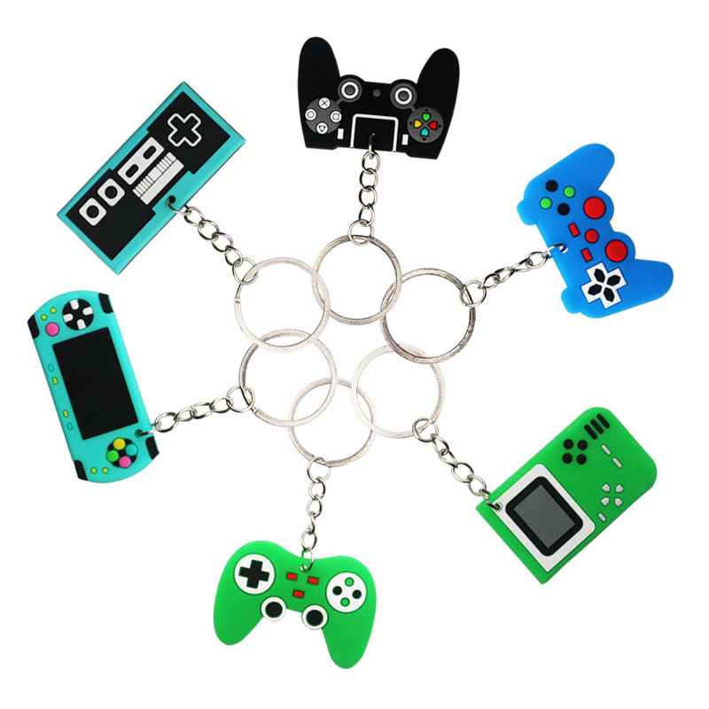 6/12PCS PVC Keychain Gamepad G - Party Games On Switch ulasan dan harga