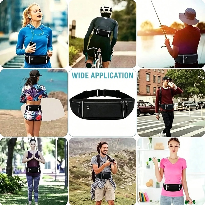 Professional Running Waist Bag - Sack Race Bag ulasan dan harga